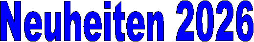 Neuheiten 2026